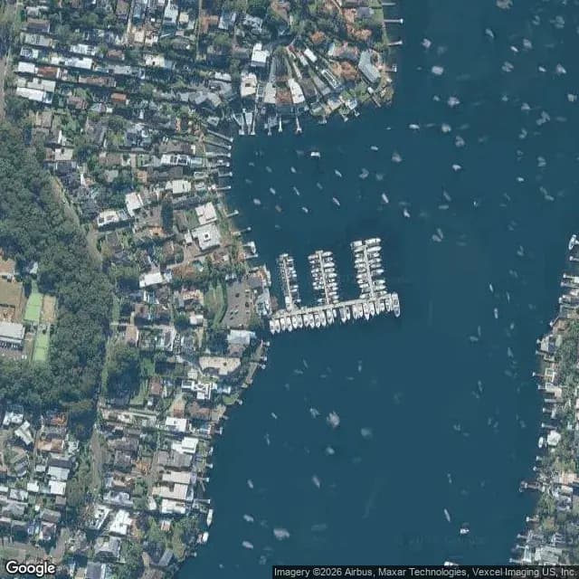 Satellite view of Burraneer Bay Marina