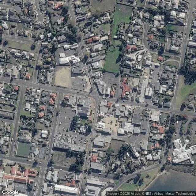 Satellite view of St Helens Berthing Piers (MAST)
