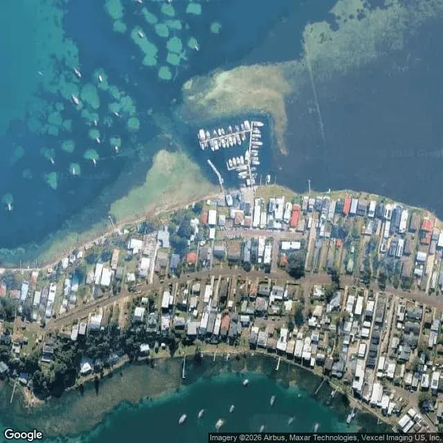 Satellite view of Marks Point Marina