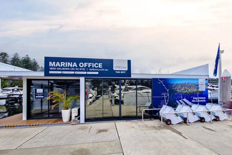 Full-service boatyard