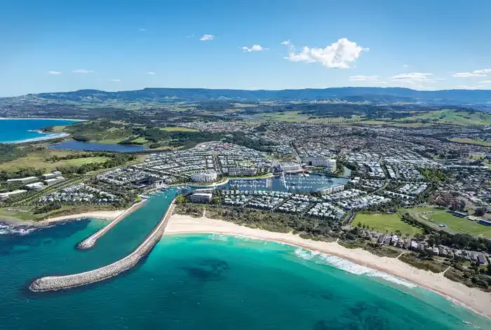 ShellHarbour Marina Artists Impression