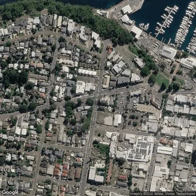 Satellite view of Nelson Bay Boat Harbour Public Wharf