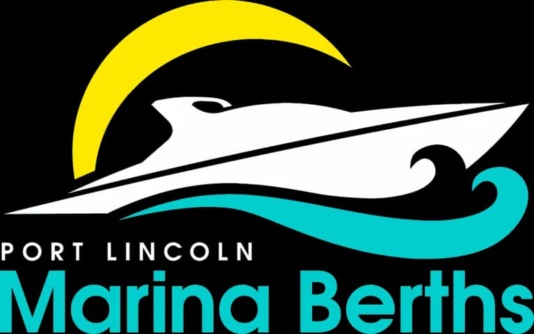 Port Lincoln Marina Berths Logo Colour Replace Blue
