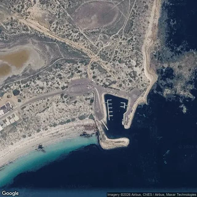 Satellite view of Arno Bay Boat Harbour