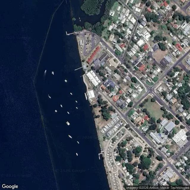 Satellite view of Iluka Boatshed & Marina (Iluka Clarence River Marina)