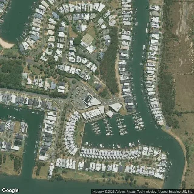 Satellite view of Coomera Waters Marina