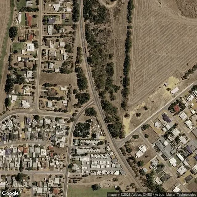 Satellite view of Port Denison Boat Harbour (Dongara)