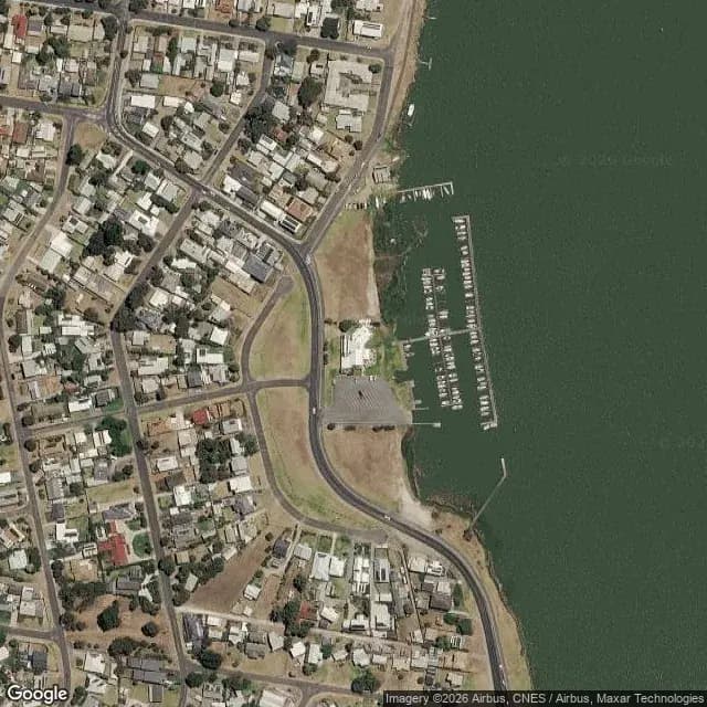 Satellite view of Goolwa Regatta Yacht Club Marina