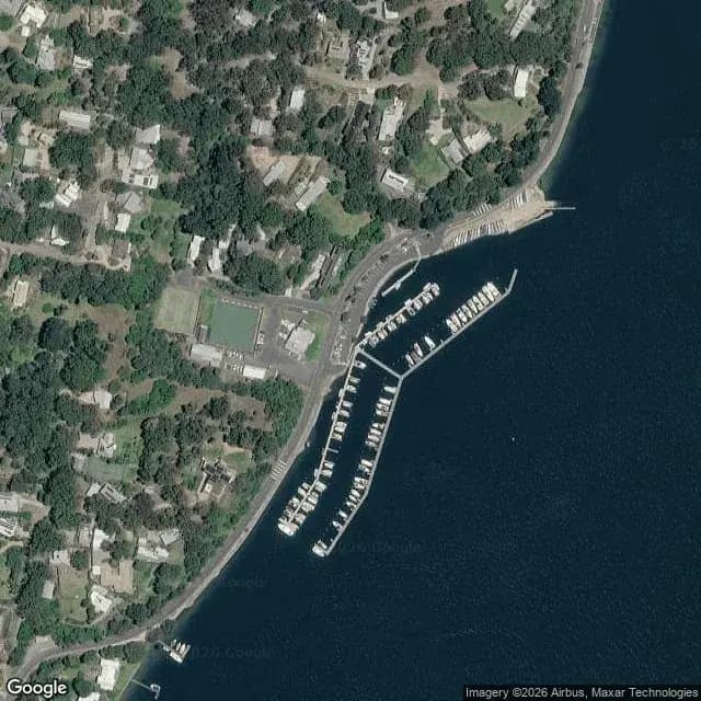 Satellite view of Metung Marina