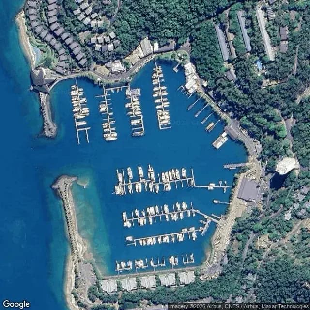 Satellite view of Hamilton Island Marina