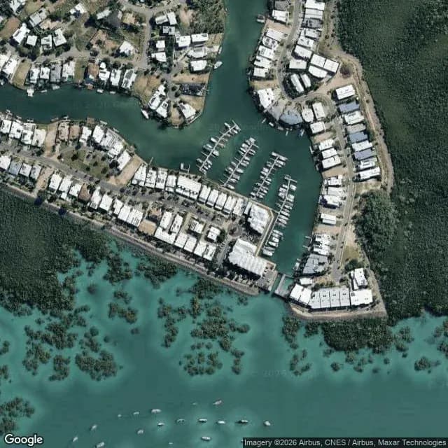 Satellite view of Bayview Marina