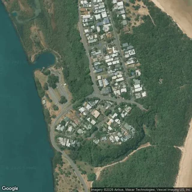Satellite view of Fingal Boat Harbour