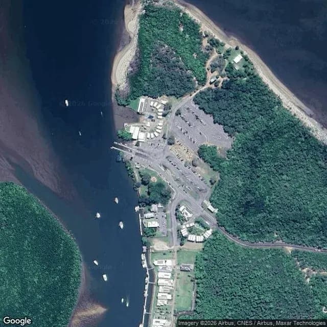 Satellite view of Dungeness Boat Harbour