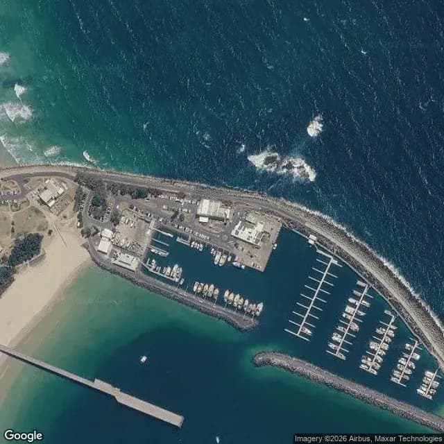 Satellite view of Coffs Harbour International Marina