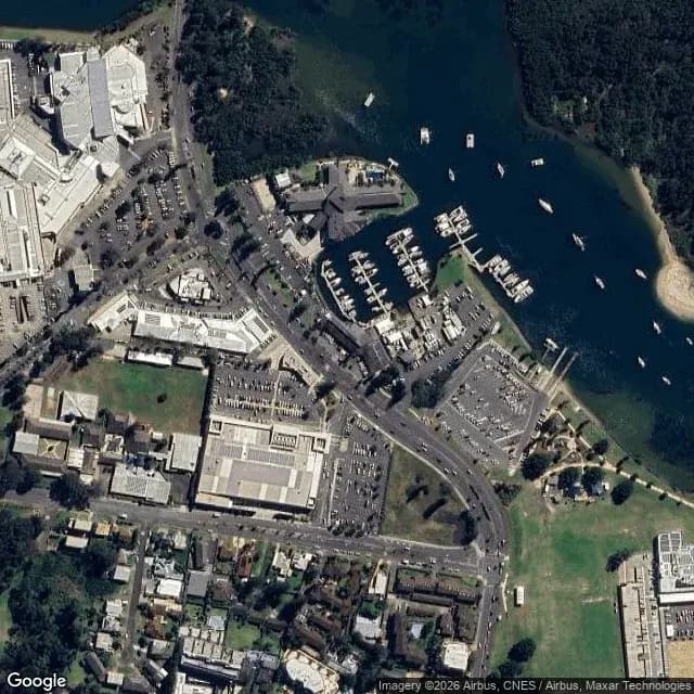 Satellite view of d'Albora Port Macquarie Marina