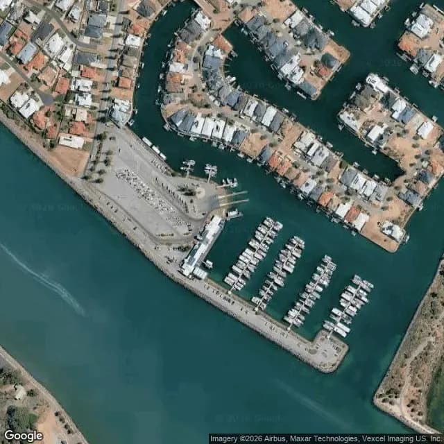 Satellite view of Port Bouvard Marina