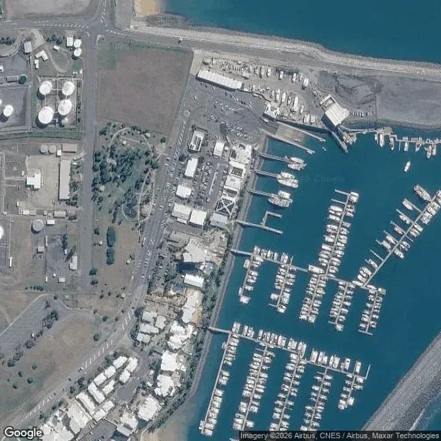 Satellite view of Mackay Marina
