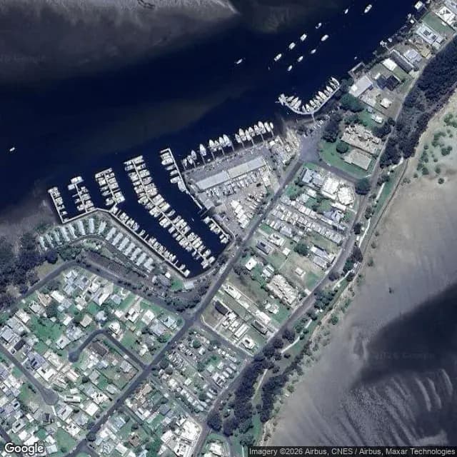 Satellite view of Tin Can Bay Marina (d'Albora)