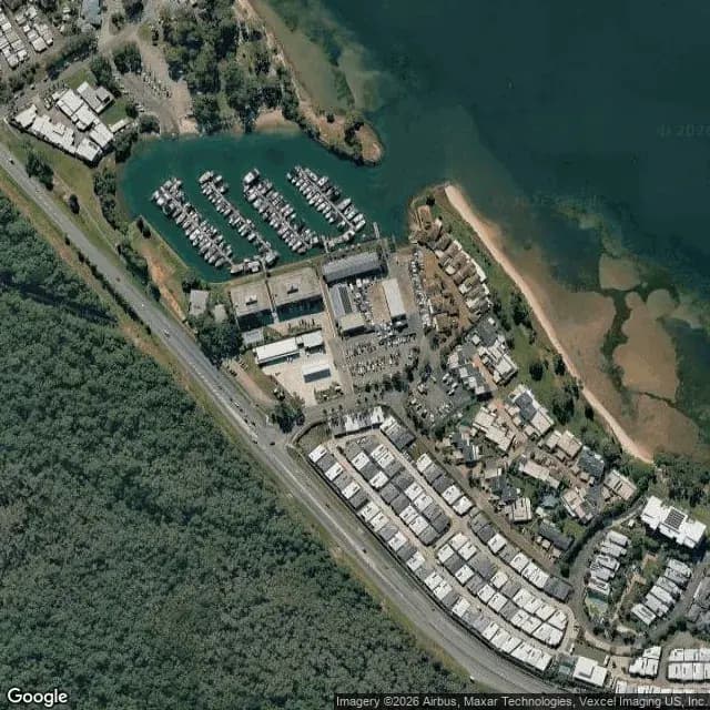 Satellite view of Spinnaker Sound Marina (Sandstone Point Marina)