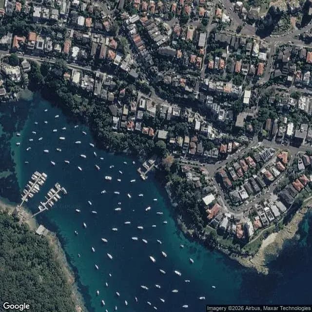 Satellite view of Manly Boatshed