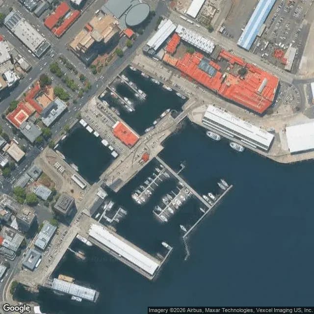 Satellite view of Kings Pier Marina
