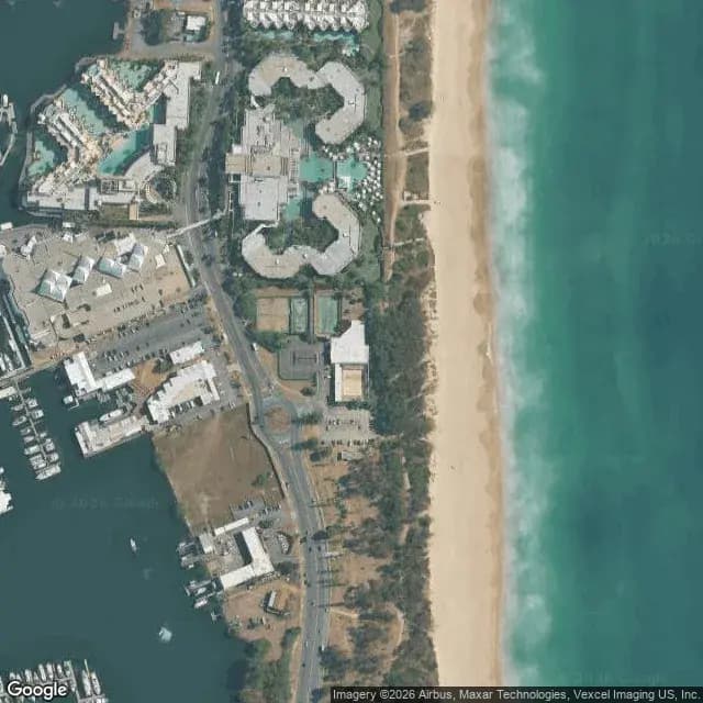 Satellite view of Mantaray Marina