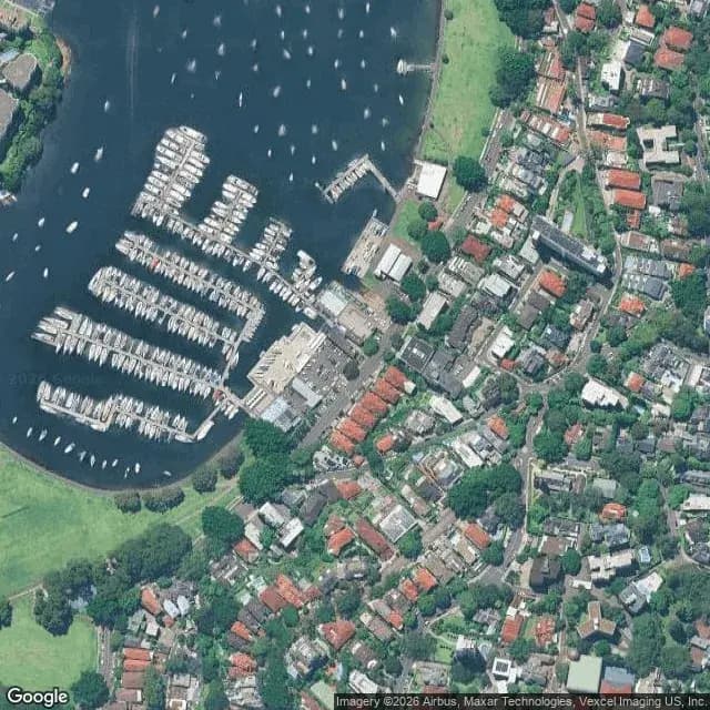 Satellite view of d'Albora Marinas Rushcutters Bay
