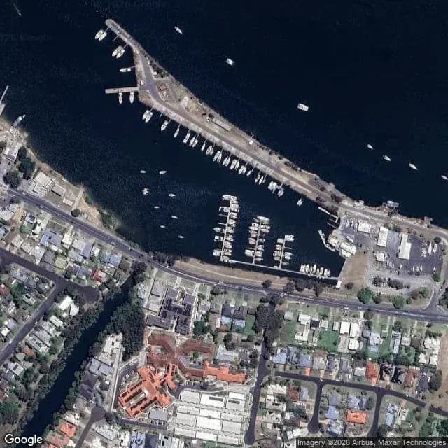 Satellite view of Yamba Marina