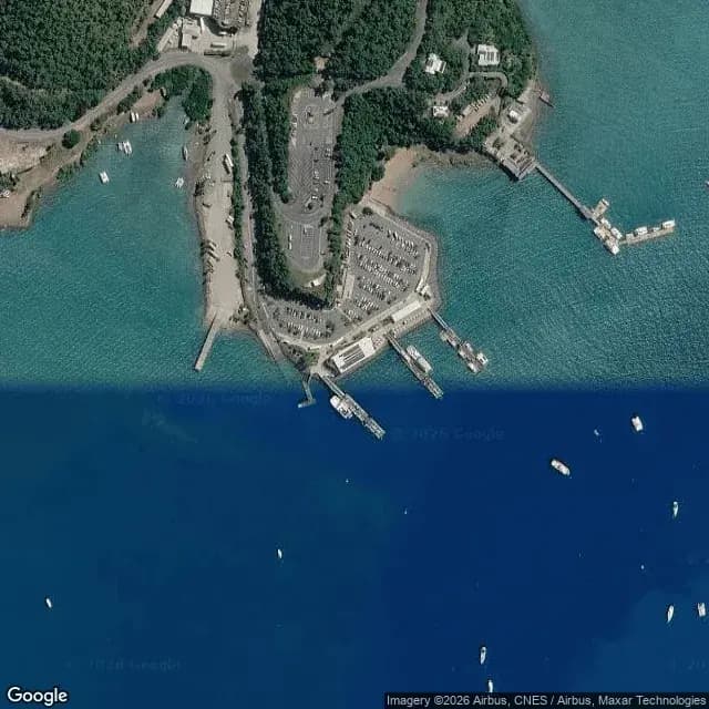 Satellite view of Shute Harbour Marina
