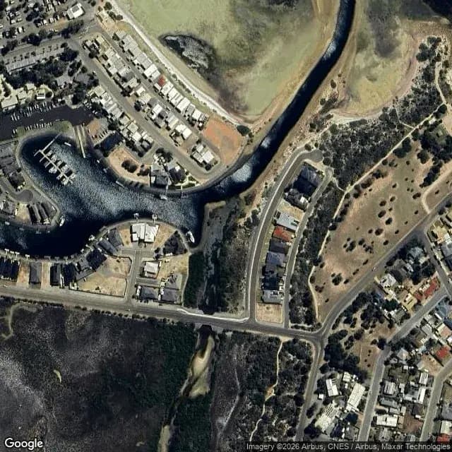 Satellite view of Tumby Bay Marina