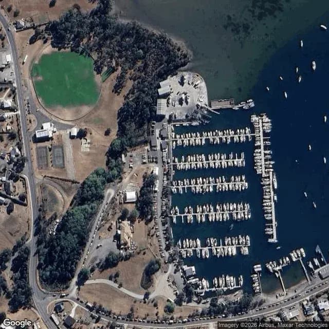 Satellite view of Oyster Cove Marina