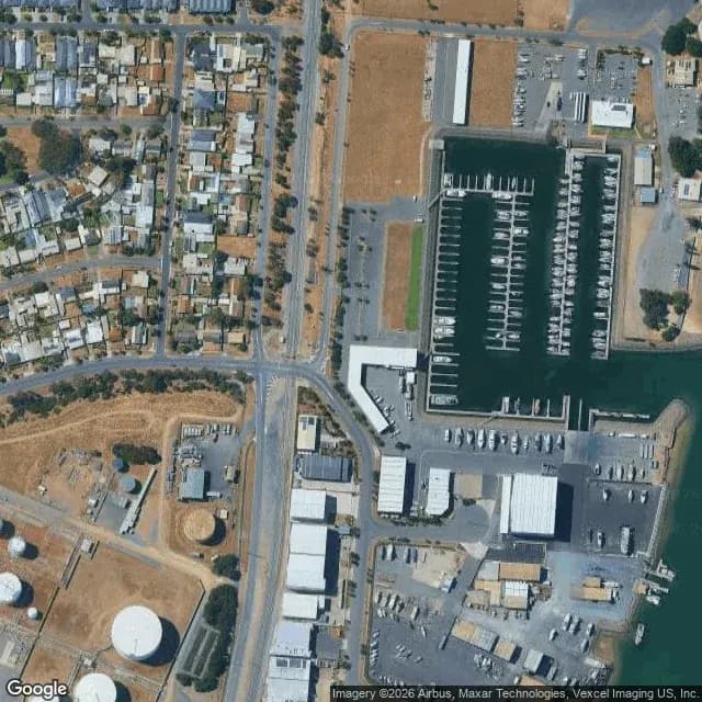 Satellite view of Marina Adelaide
