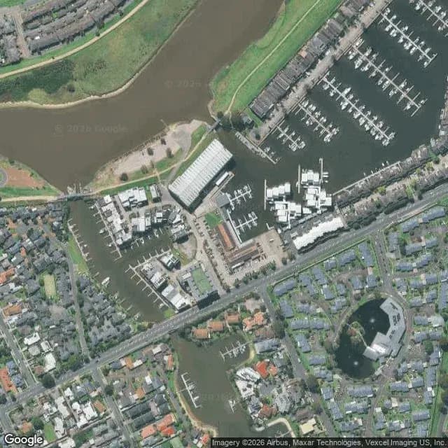 Satellite view of Patterson Lakes Marina Boat Storage