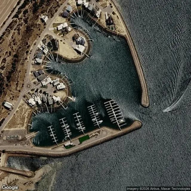 Satellite view of Port Vincent Marina