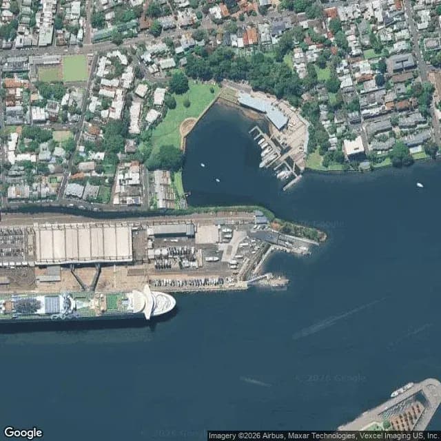 Satellite view of White Bay 6 Marine Park / Sydney Harbour Boat Storage