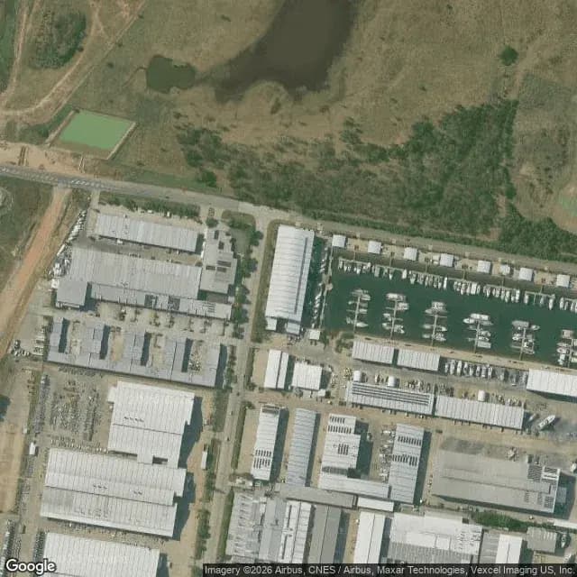 Satellite view of Gold Coast City Marina & Shipyard (GCCM)