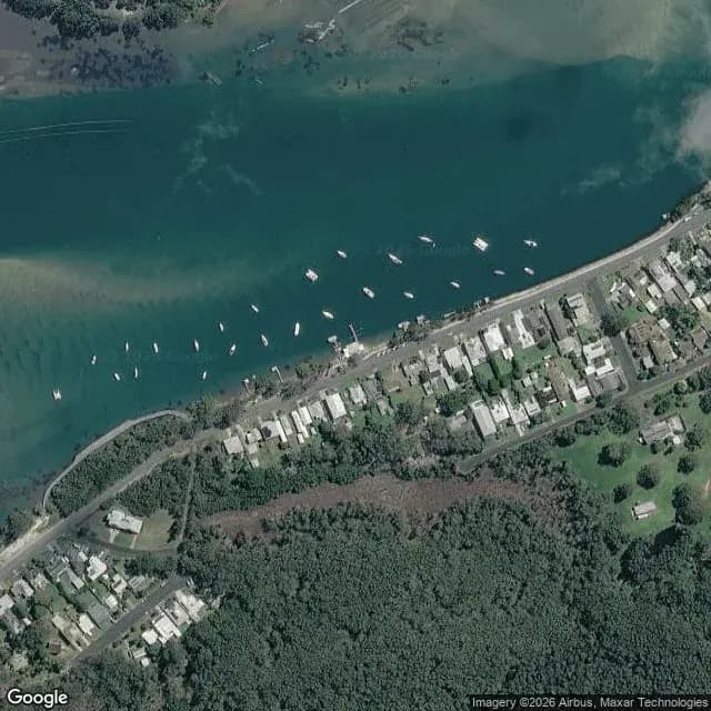 Satellite view of Dunbogan Boat Shed & Marina
