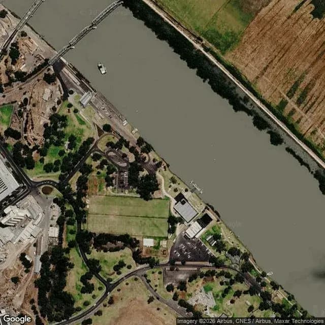 Satellite view of Sturt Reserve Houseboat Moorings (Murray Bridge)