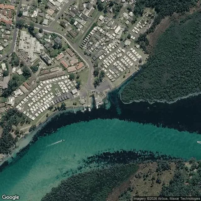 Satellite view of Pelican Shores Cafe & Marina