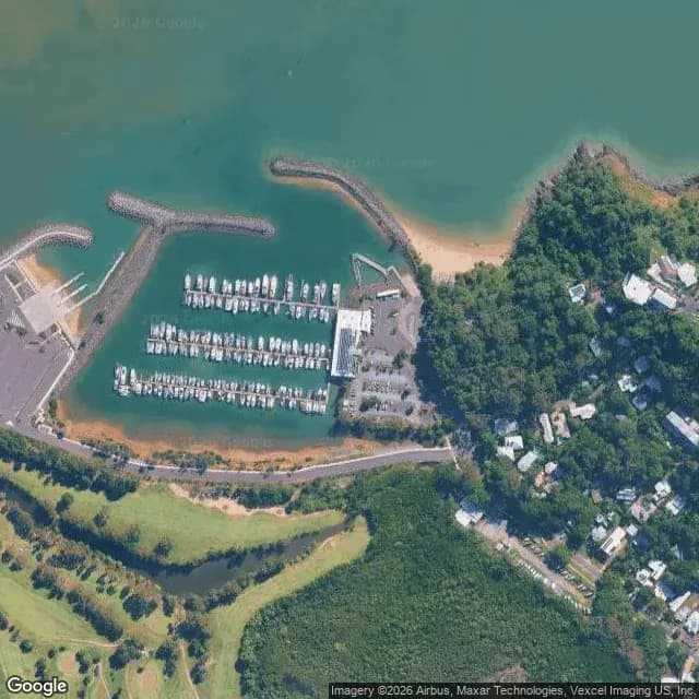 Satellite view of Half Moon Bay Marina (Yorkeys Knob Boating Club)
