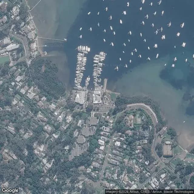 Satellite view of Gibson Marina