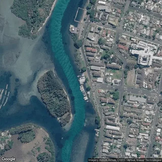 Satellite view of Forster Marina