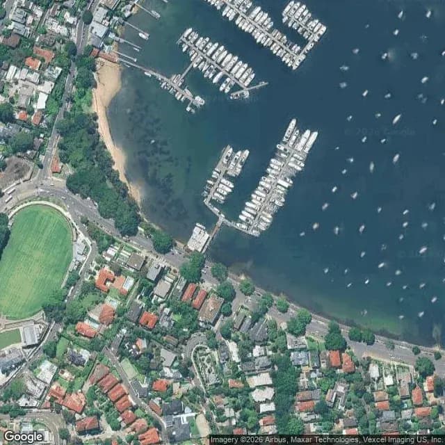 Satellite view of Rose Bay Marina