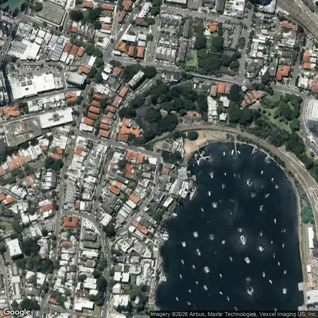 Satellite view of Lavender Bay Boatshed (SailCorp)