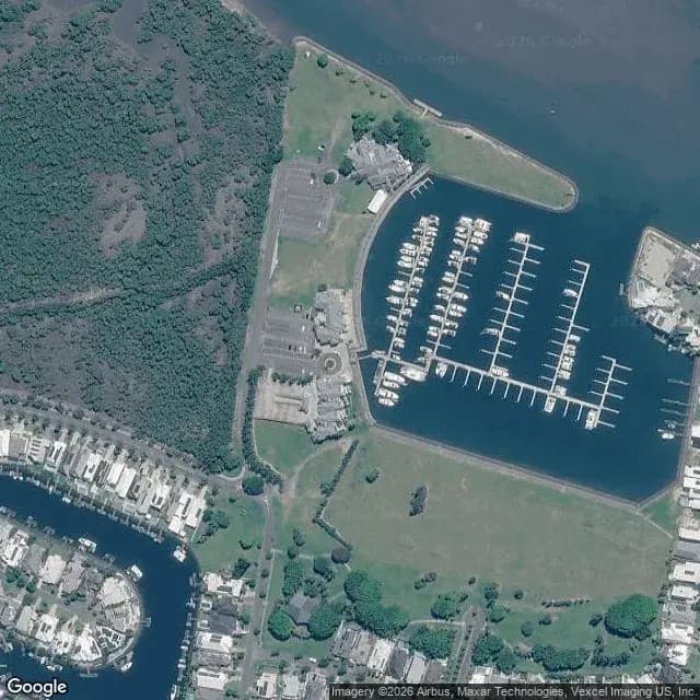Satellite view of Calypso Bay Marina