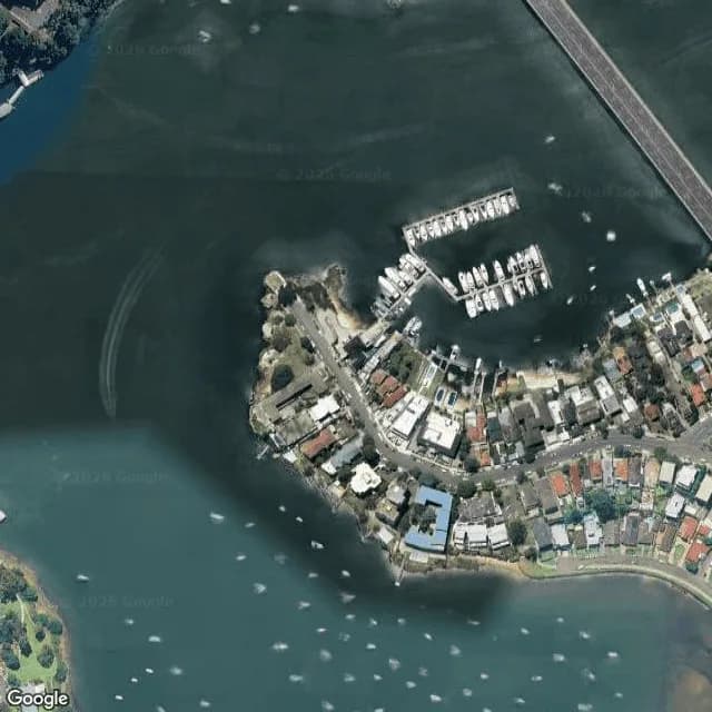 Satellite view of Gladesville Bridge Marina