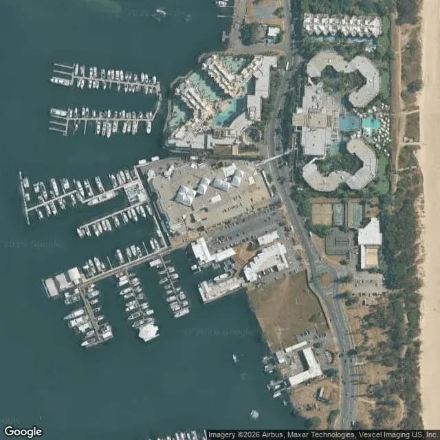 Satellite view of Marina Mirage Marina