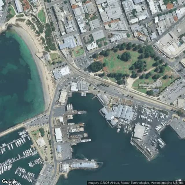 Satellite view of Fremantle Fishing Boat Harbour