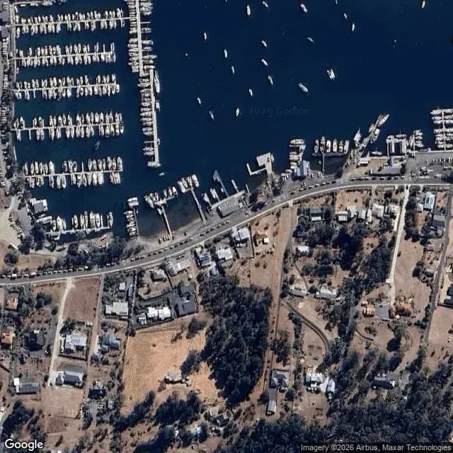 Satellite view of South Haven Marina