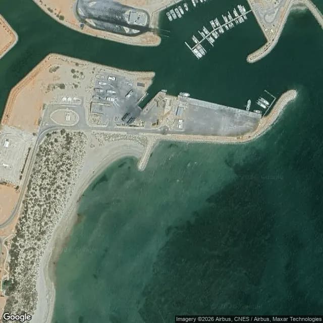 Satellite view of Exmouth Marina Pens